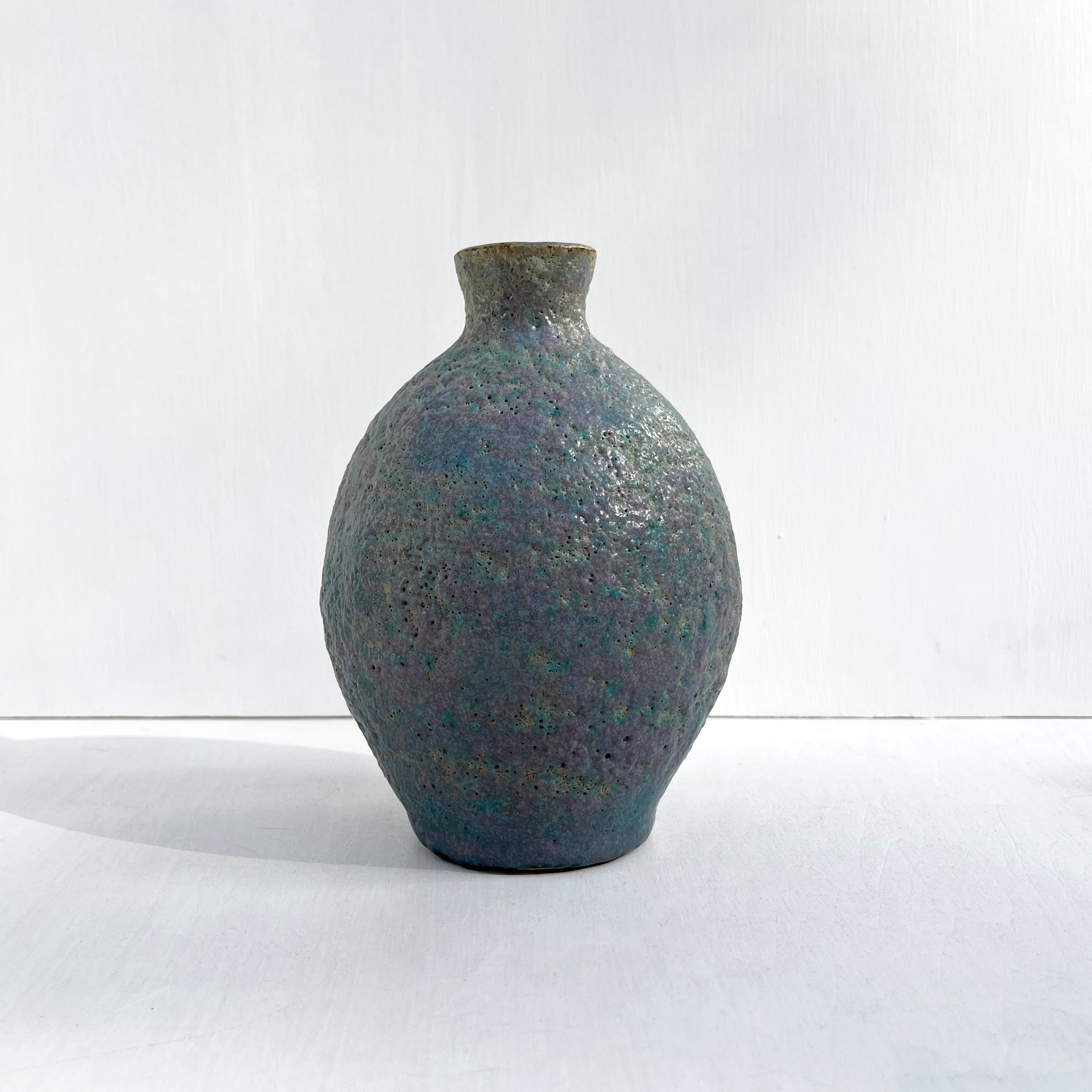 Purple Frosted Vase