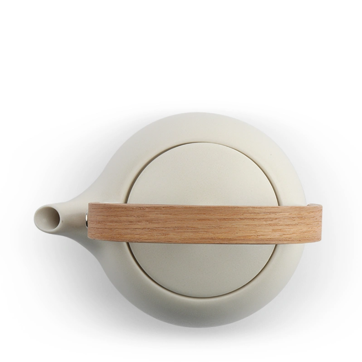 White Matte Sumi Teapot