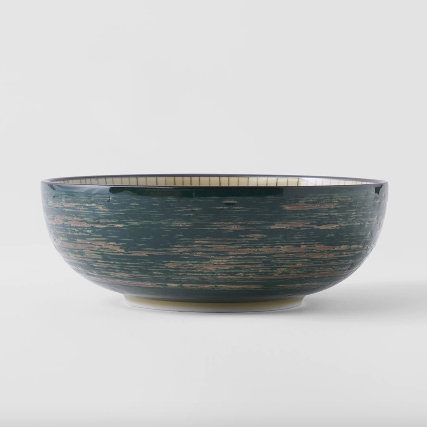 Winter Green Shallow Bowl