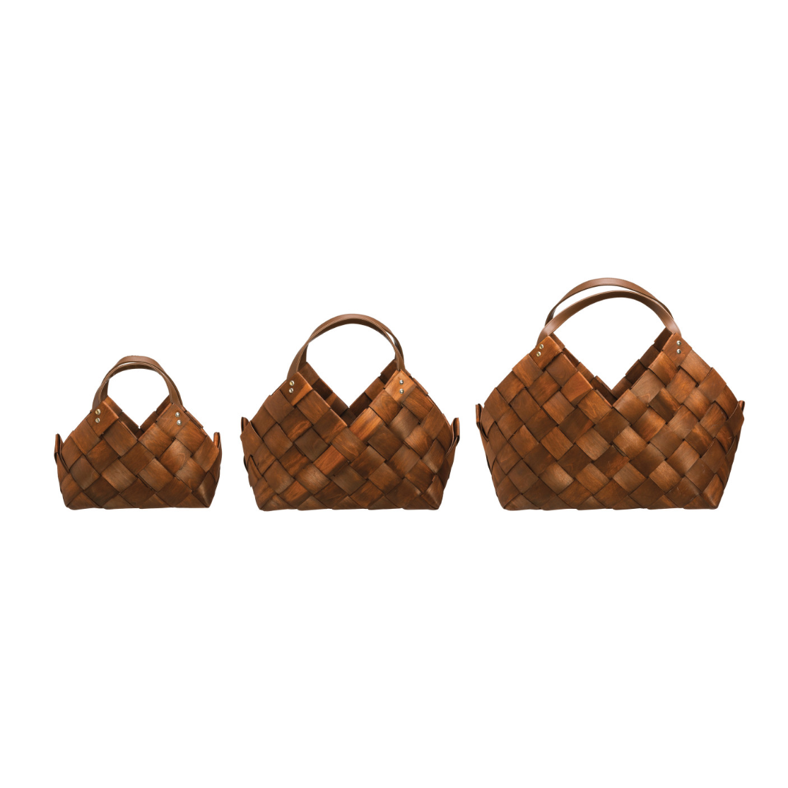 Woven Wood Basket