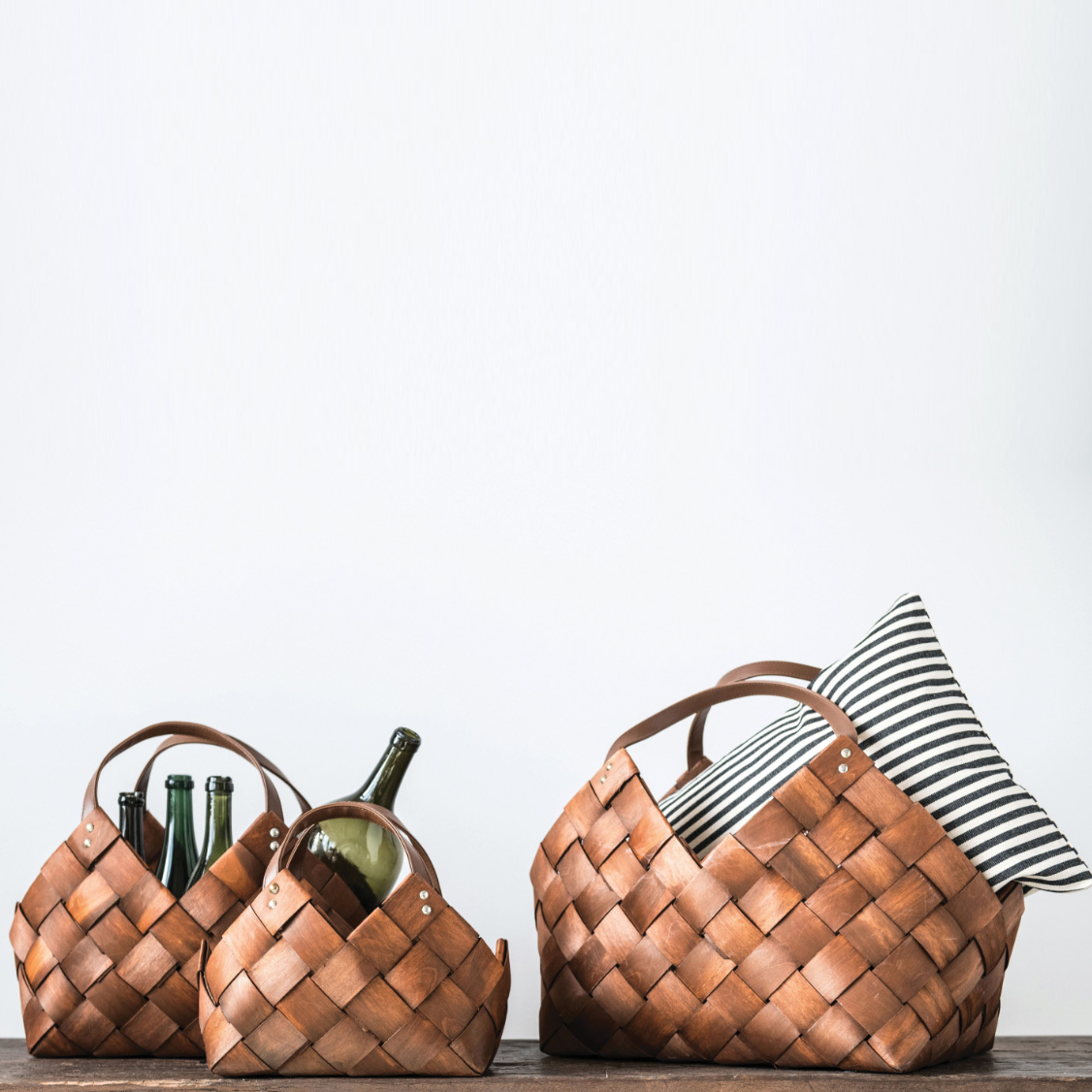 Woven Wood Basket