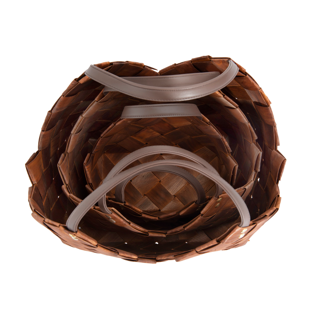 Woven Wood Basket