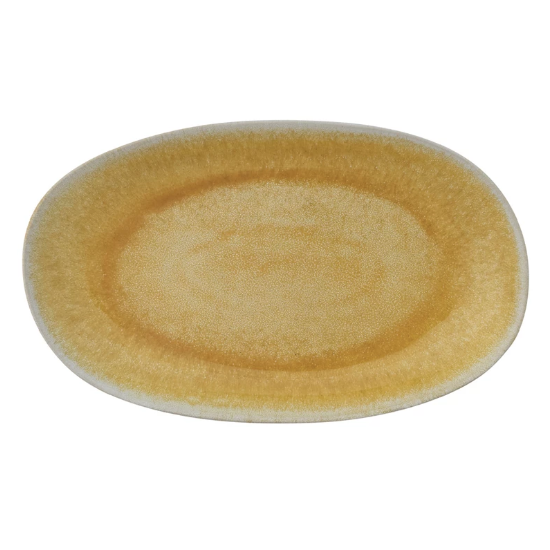 Yellow Stoneware Platter