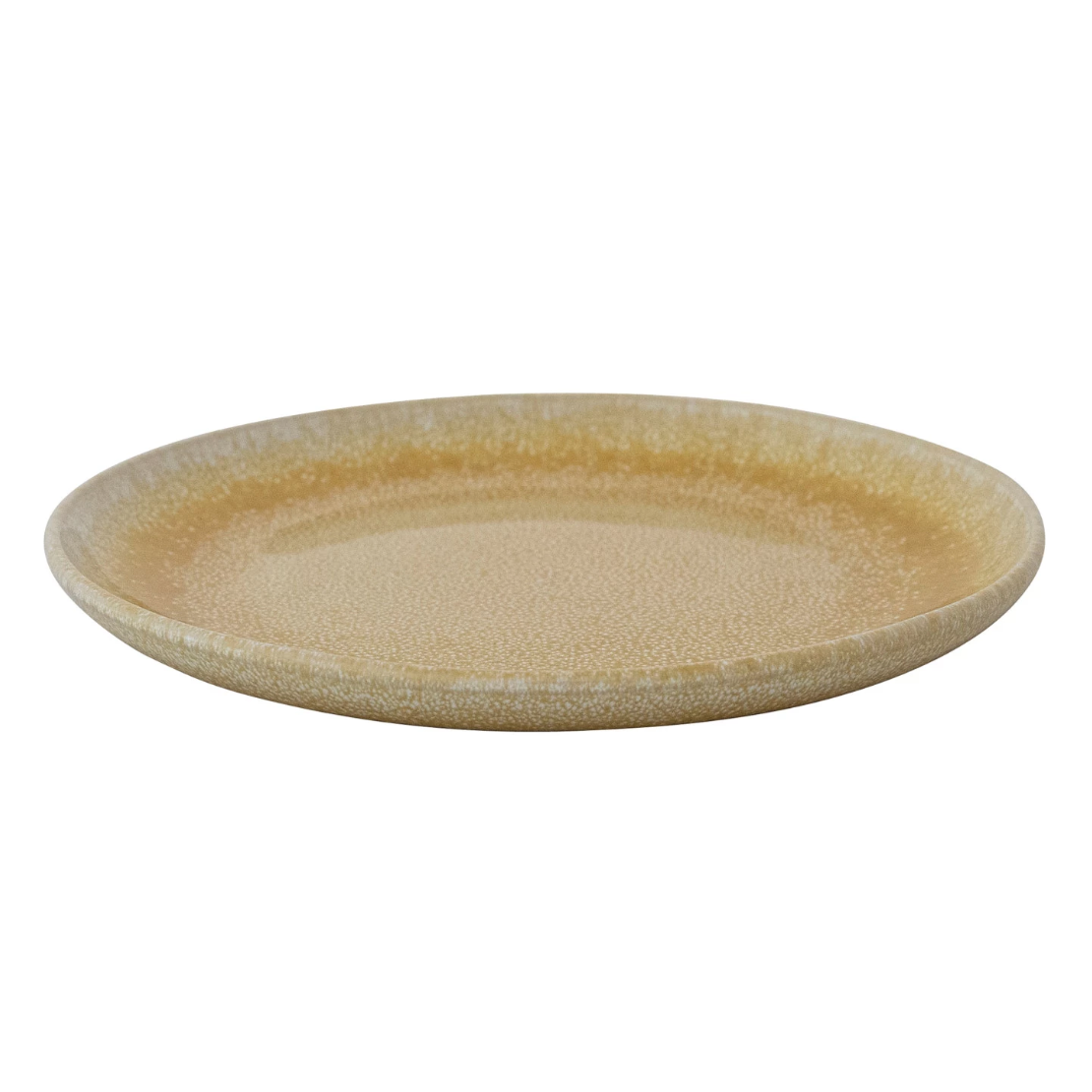 Yellow Stoneware Plate
