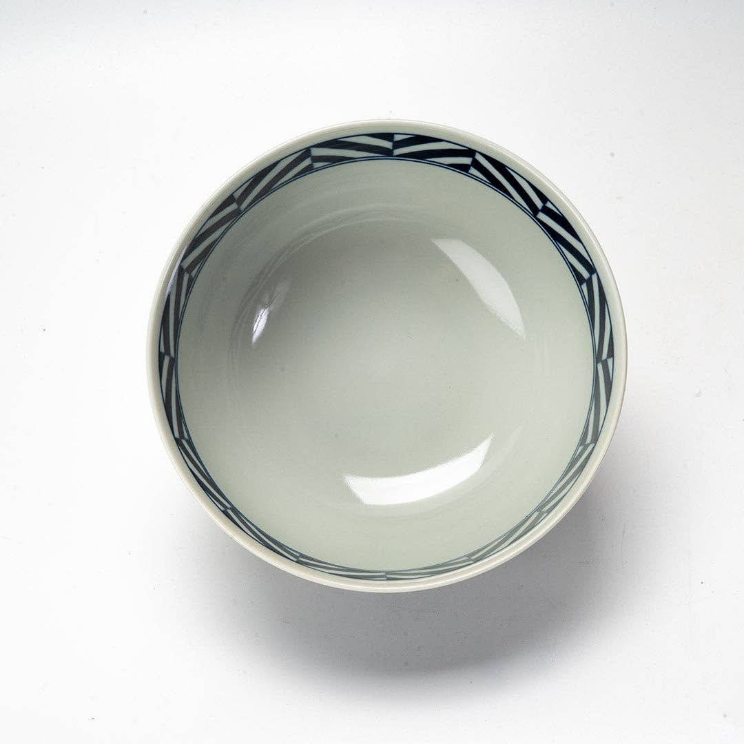 Blue Weave Medium Bowl
