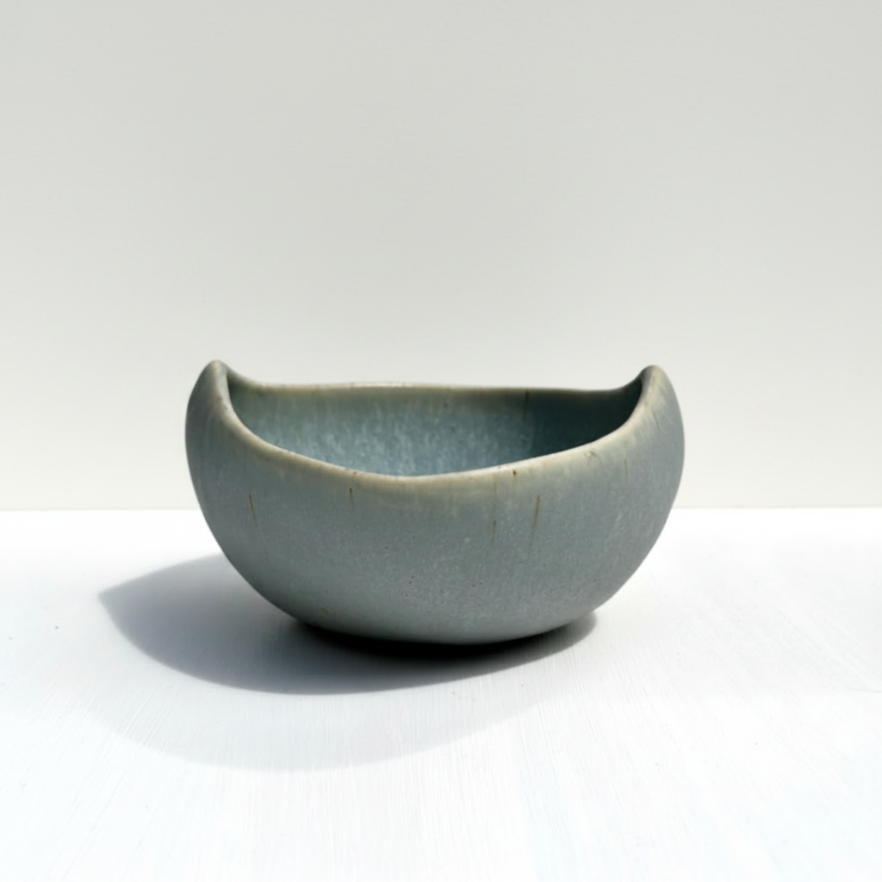 Pale Blue Wide Bowl, Medium