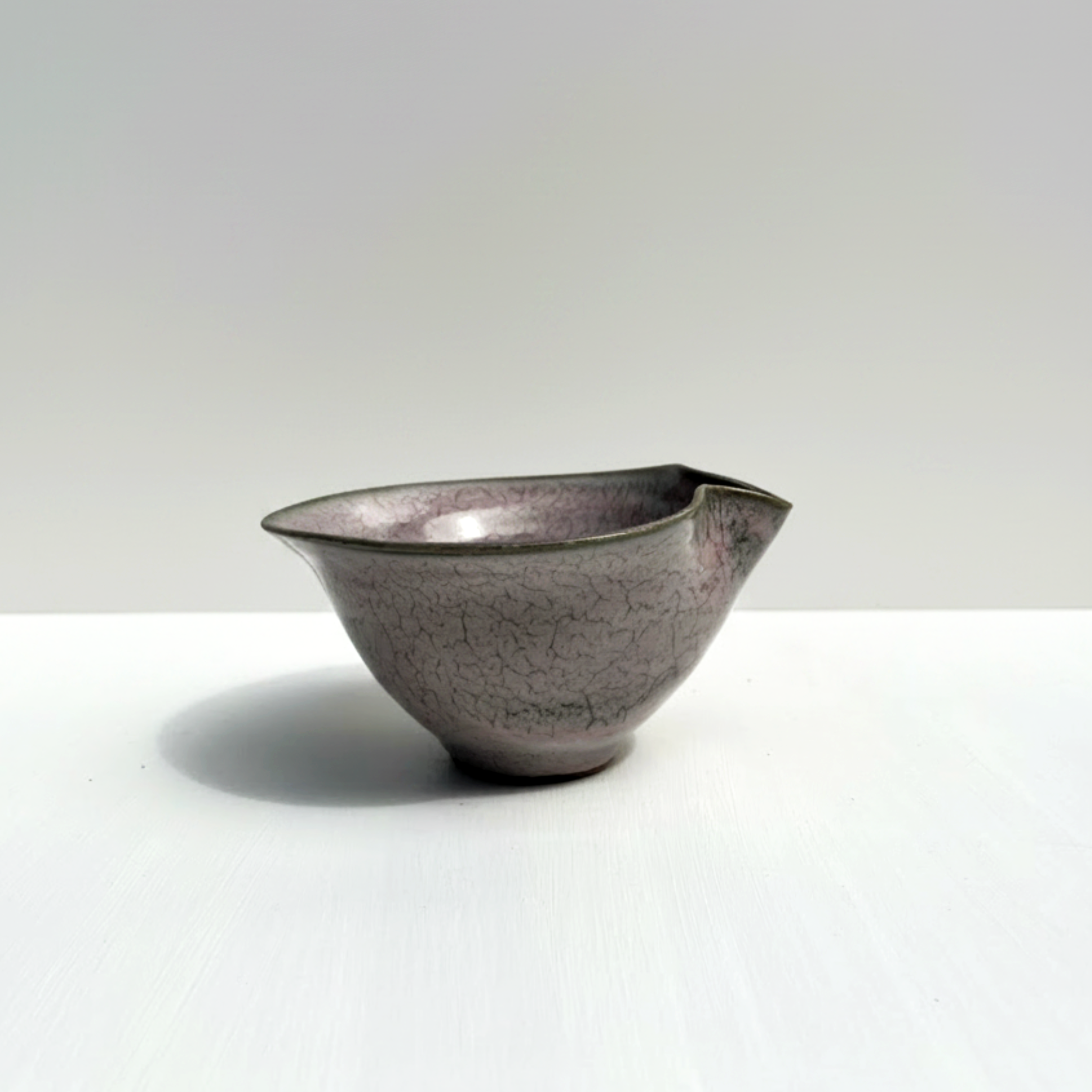 Lilac Matcha Bowl with Spout