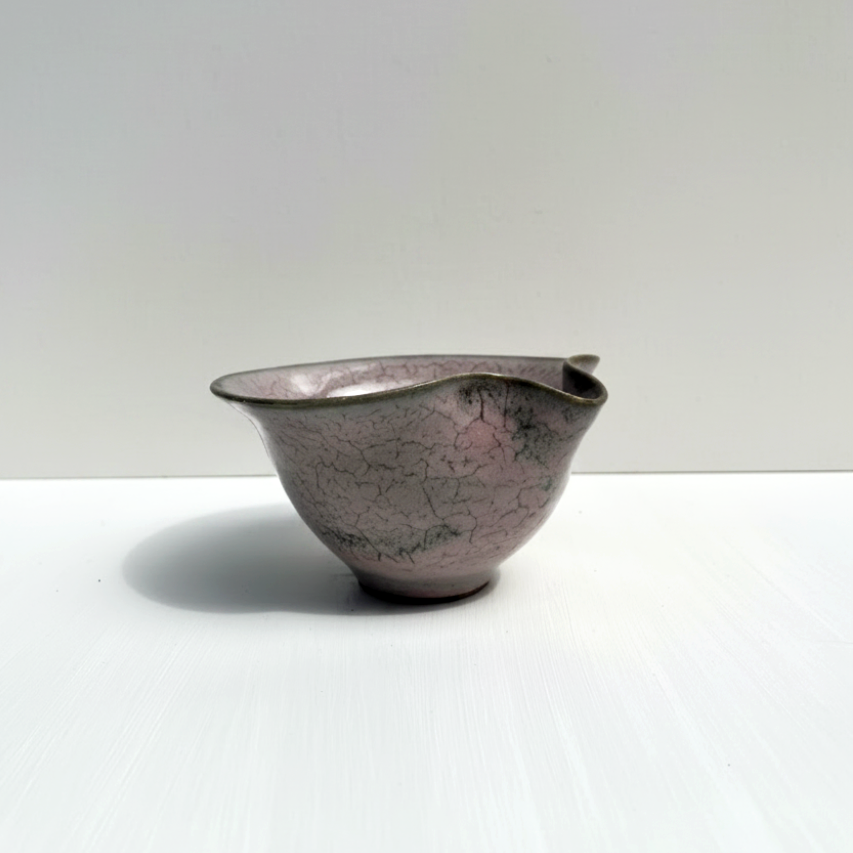 Lilac Matcha Bowl with Spout