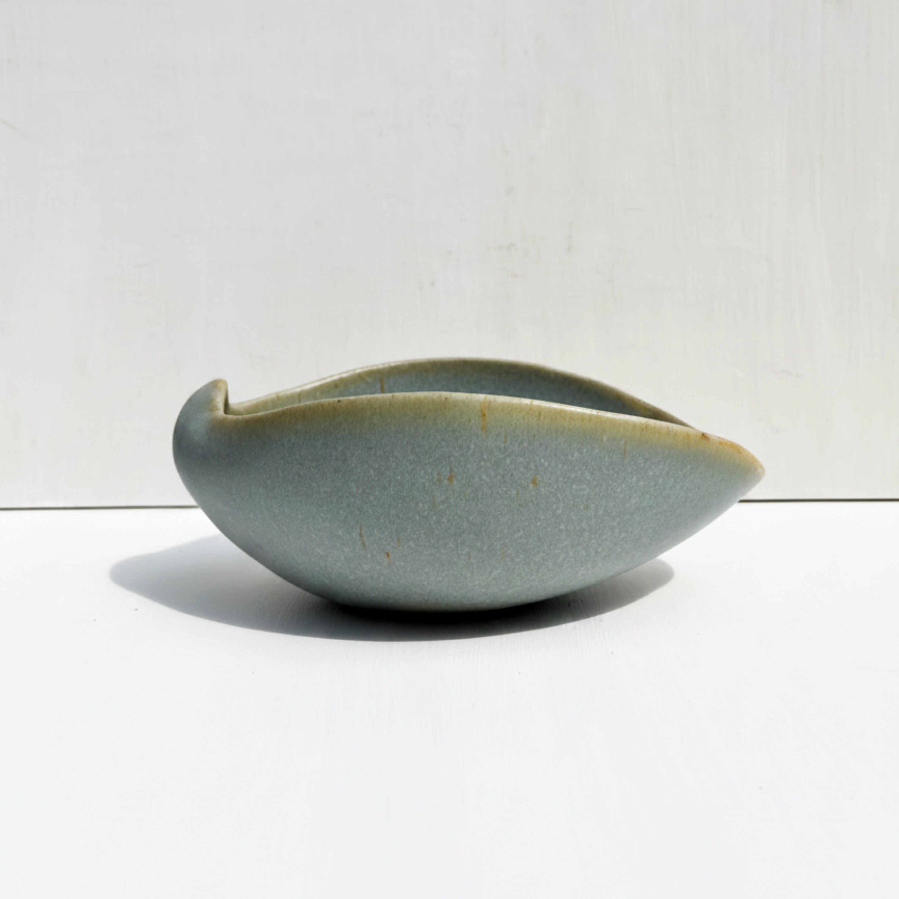 Pale Blue Shell Bowl, Medium