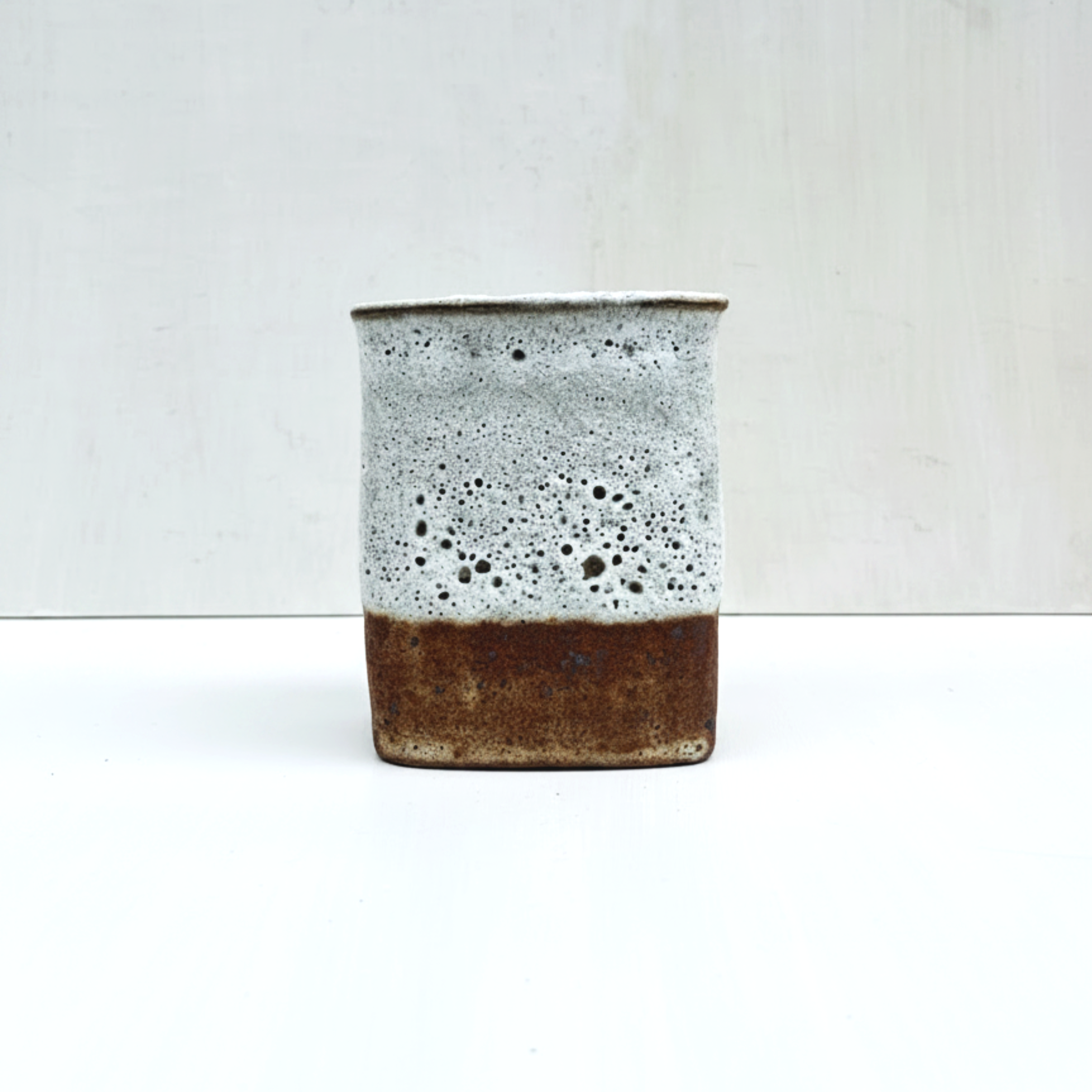 Rectangle Vase, Volcanic Glaze