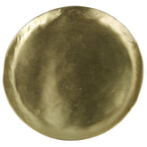 Round Coaster in Hammered Brass