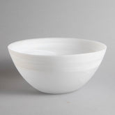 White Swirl Bowl
