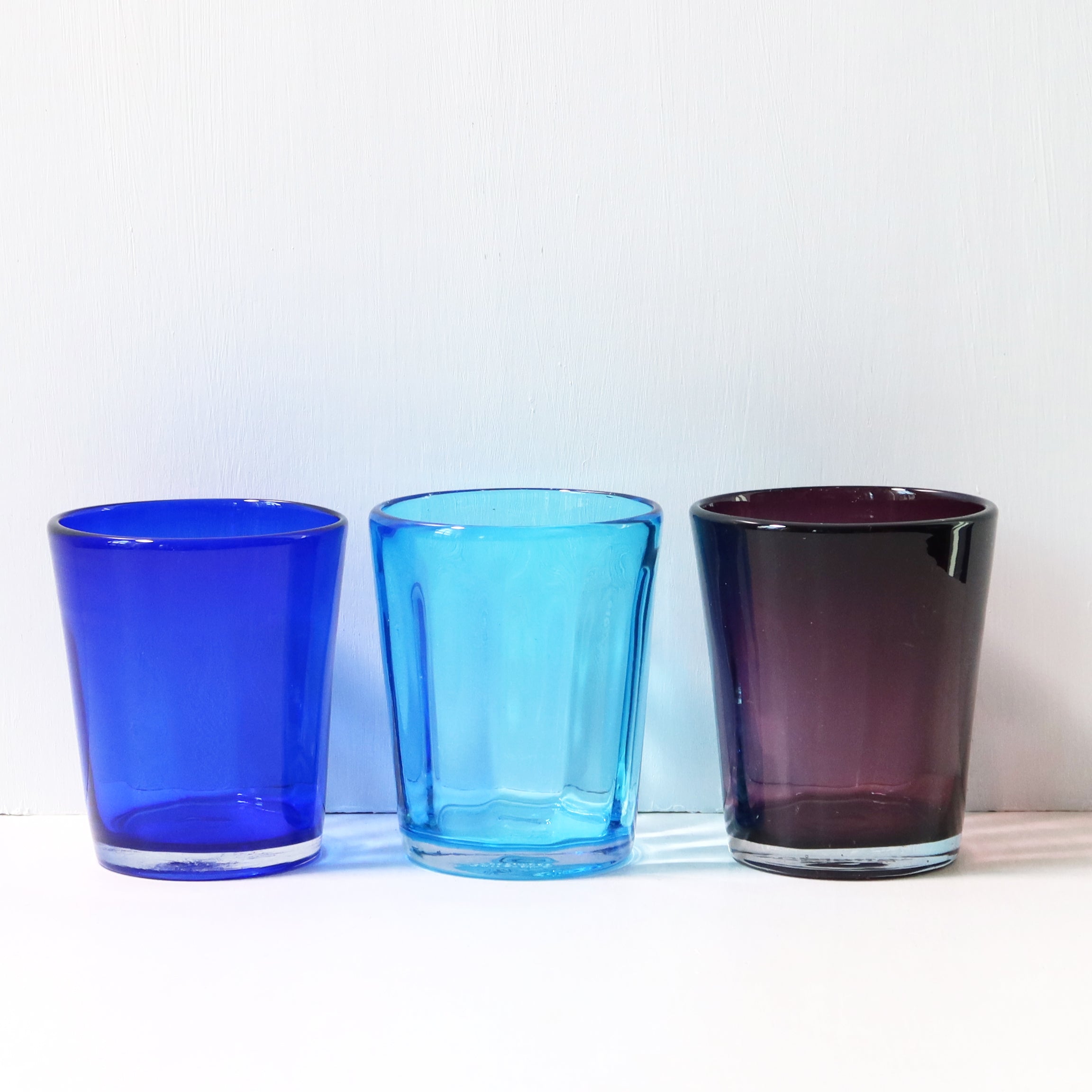 Bei Glass Tumbler Blues Collection, Set of 6