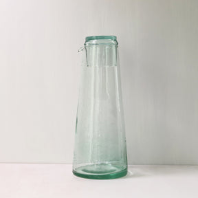 Moroccan Tapered Glass Carafe, Large
