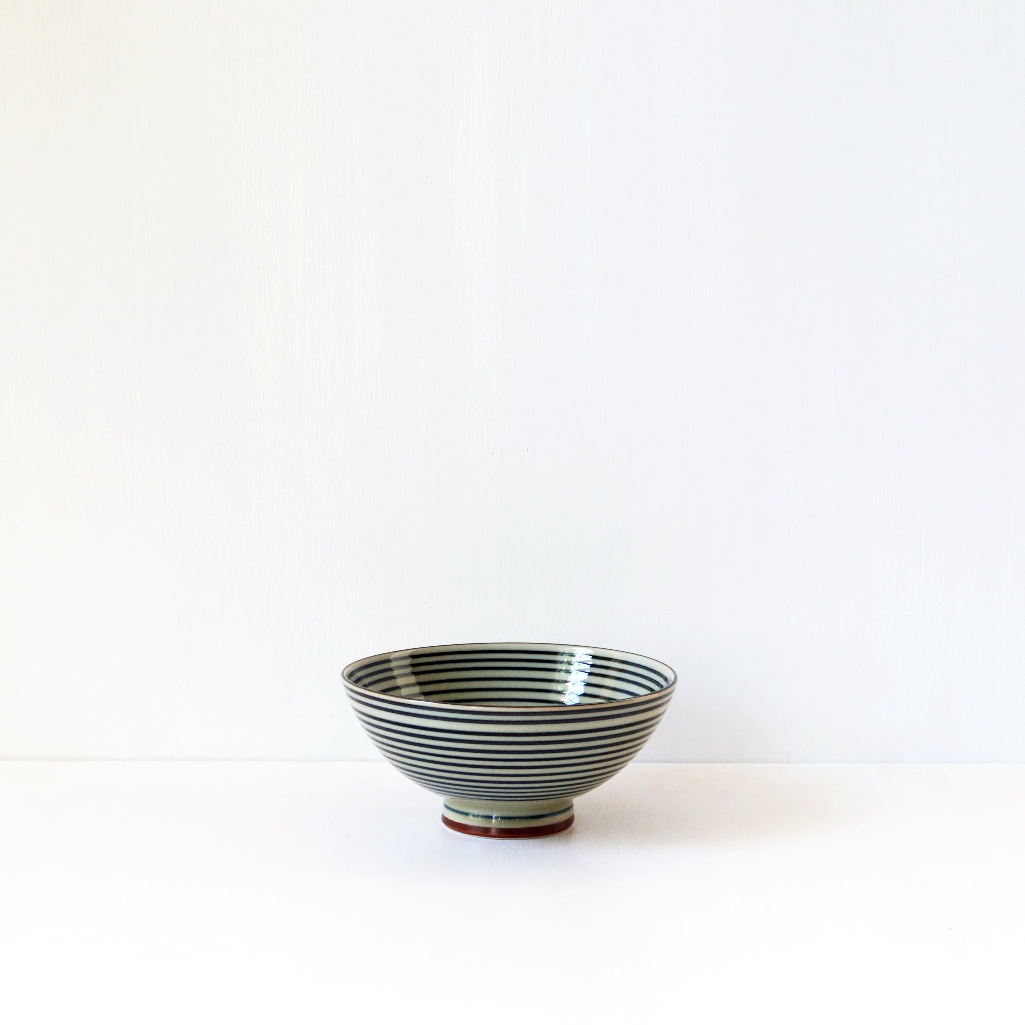 Vintage Inspired Kimono Stripes Rice Bowl