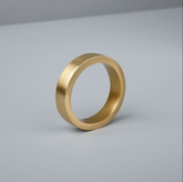 Circle Napkin Rings in Gold, Set of 4