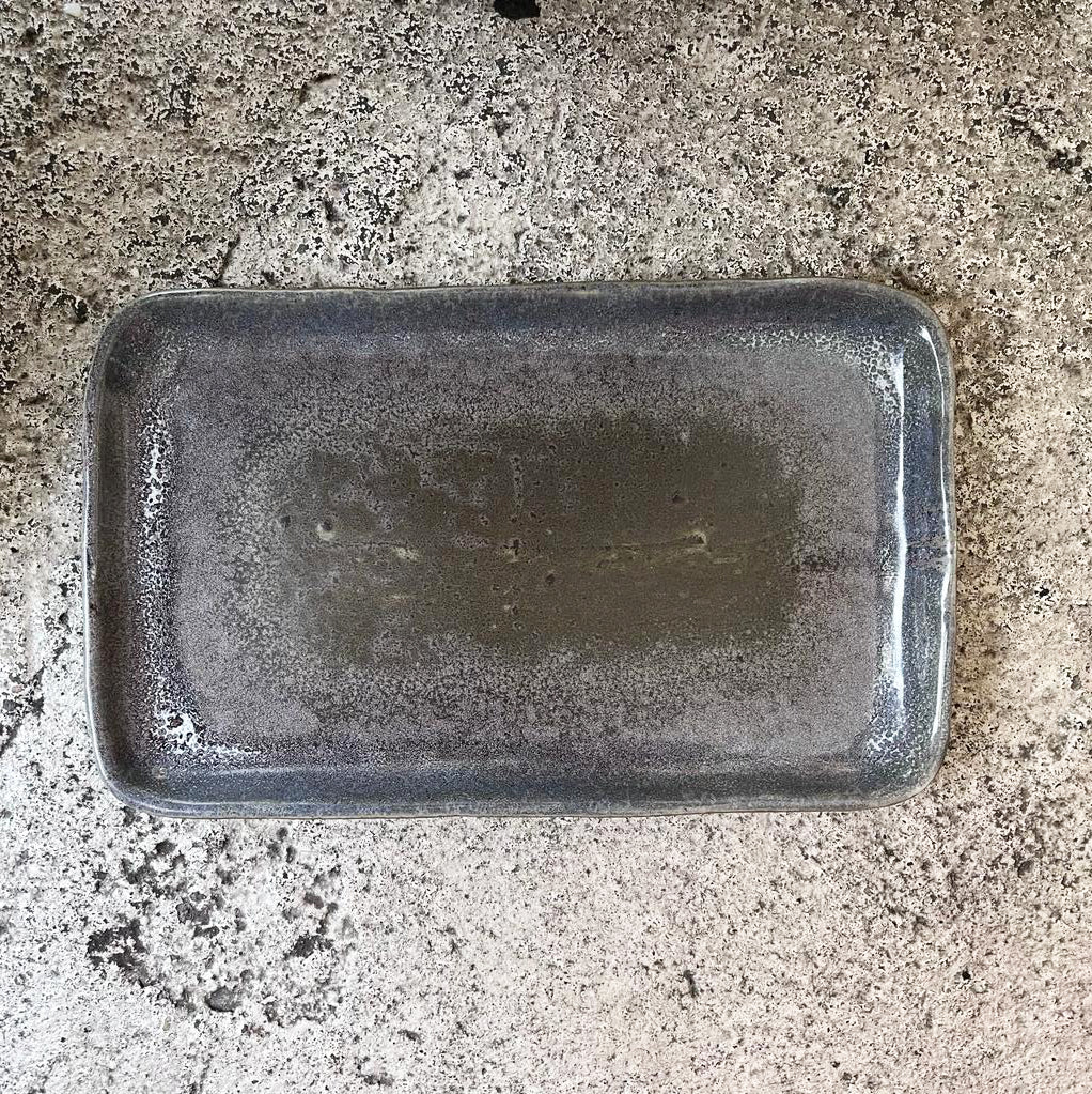 Grey Stoneware Platter