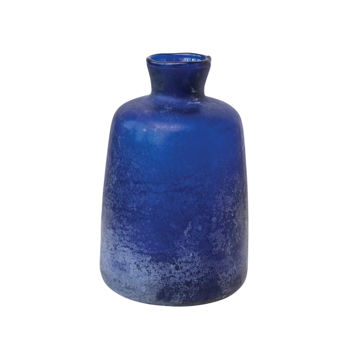 Klein Blue Sand Blasted Vase