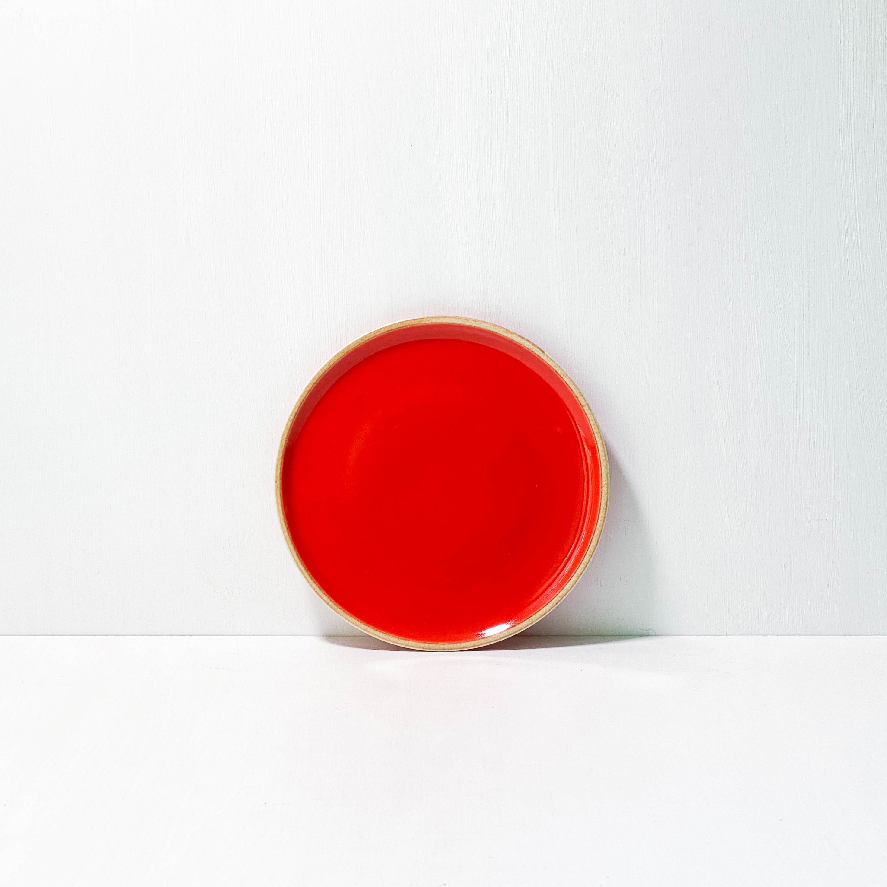 Lipstick Red Porcelain Plates