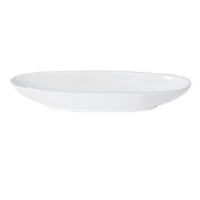 Livia Oval Platter, White