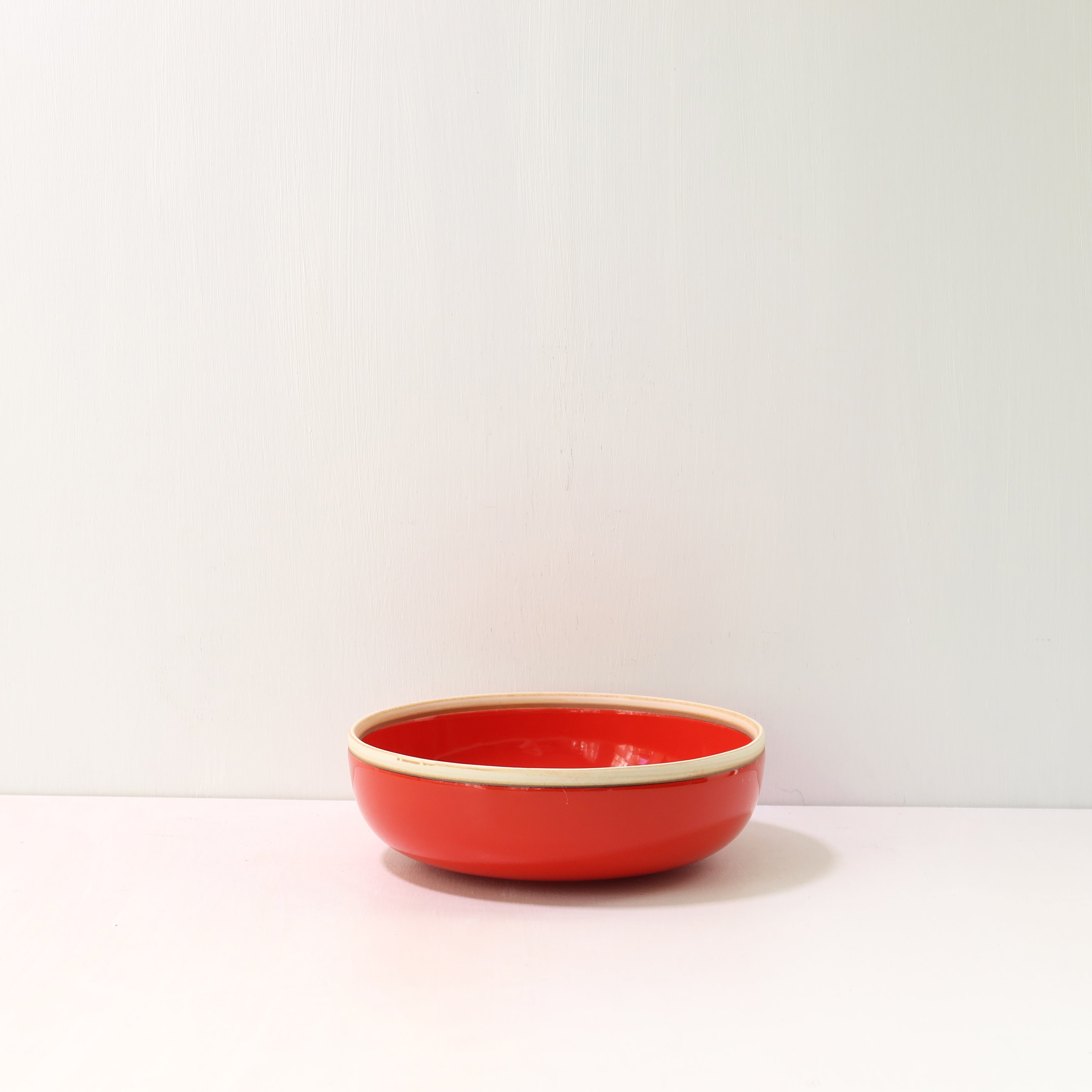 Porcelain Nesting Bowls, Lipstick Red