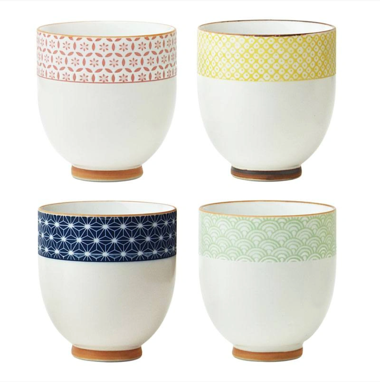 Ukiyo Tea Cups, Set of 4