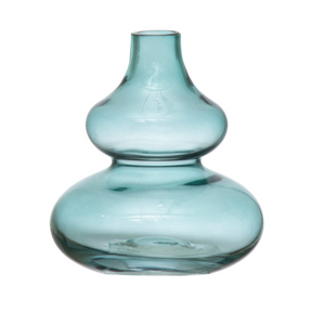Double Lobed Glass Vase
