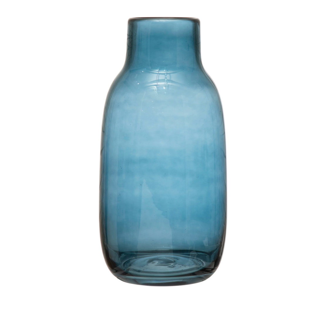 Big Blue Glass Vase