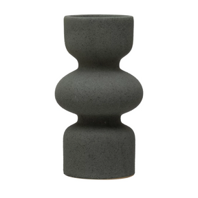 Stoneware Bishop Candle Holder