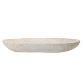 Hand-Carved Wood Bowl