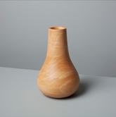 Kiln Fired Mango Wood Vase
