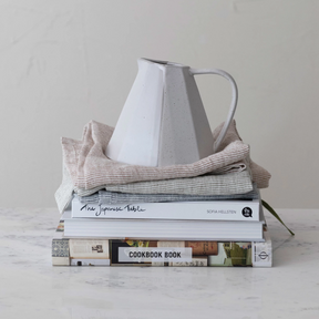 Octagon Stoneware Pitcher
