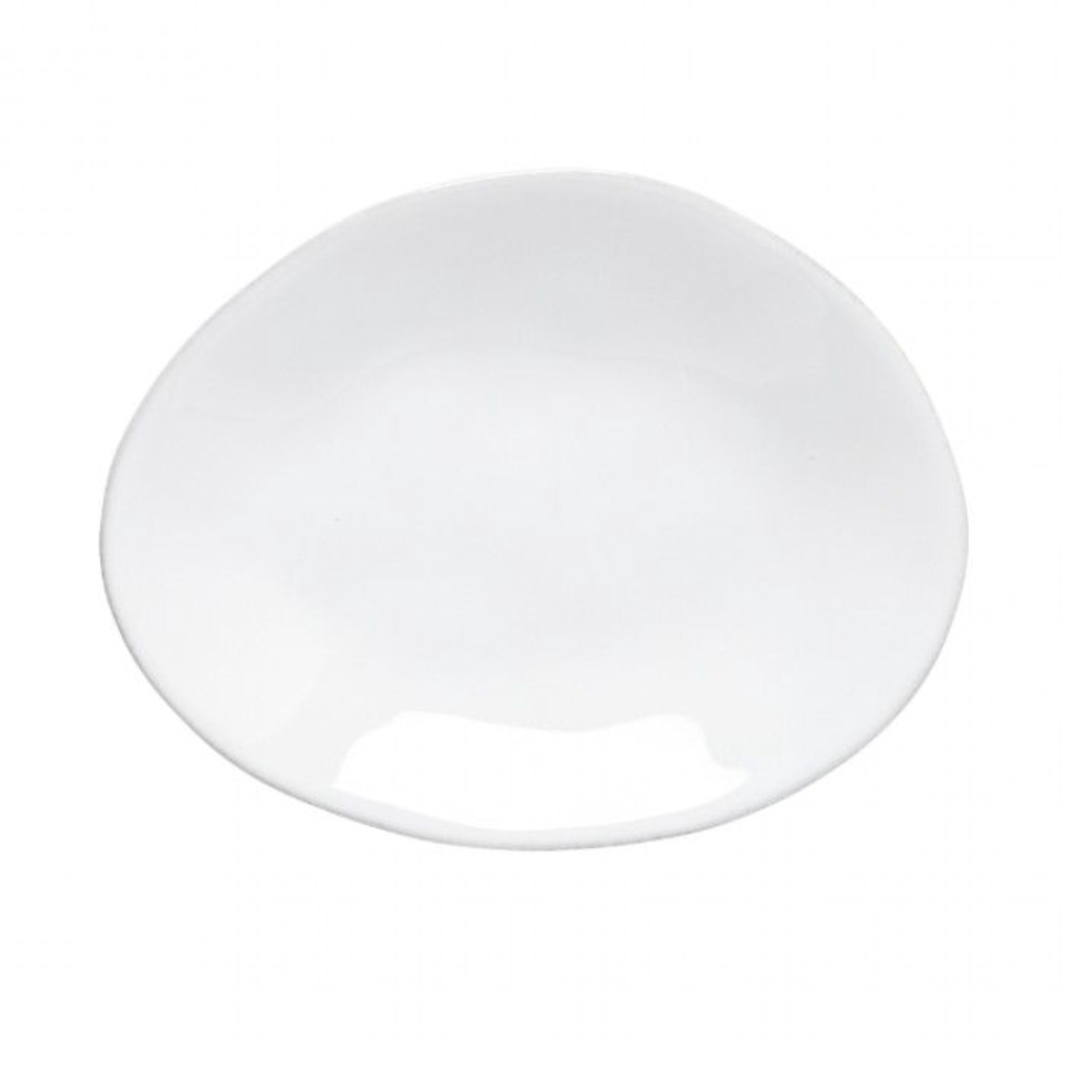 Livia Oval Plate, White