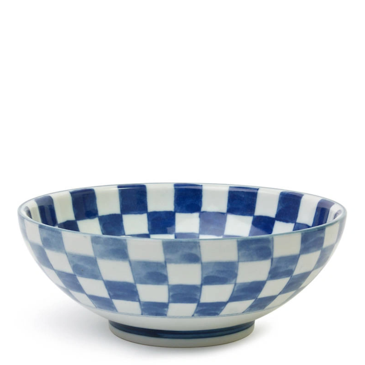 Checkered Serving Bowl