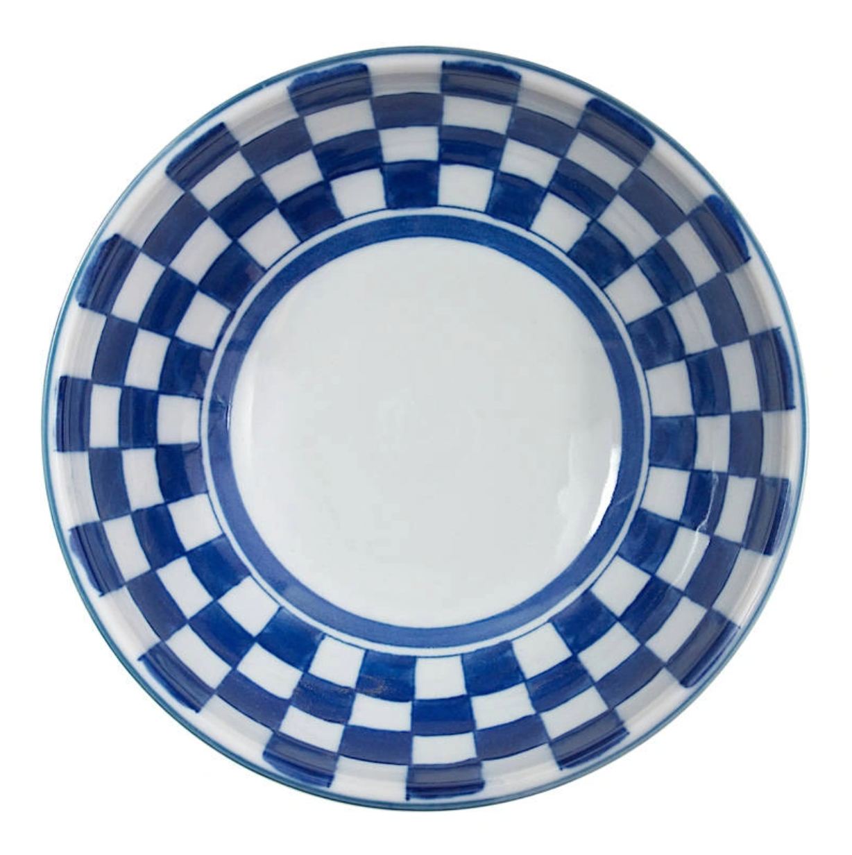 Checkered Serving Bowl