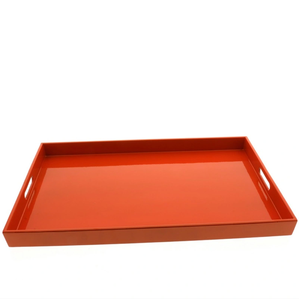 Rectangle Lacquer Serving Tray, Large