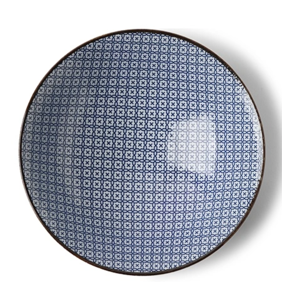 Blue Mosaic Serving Bowl