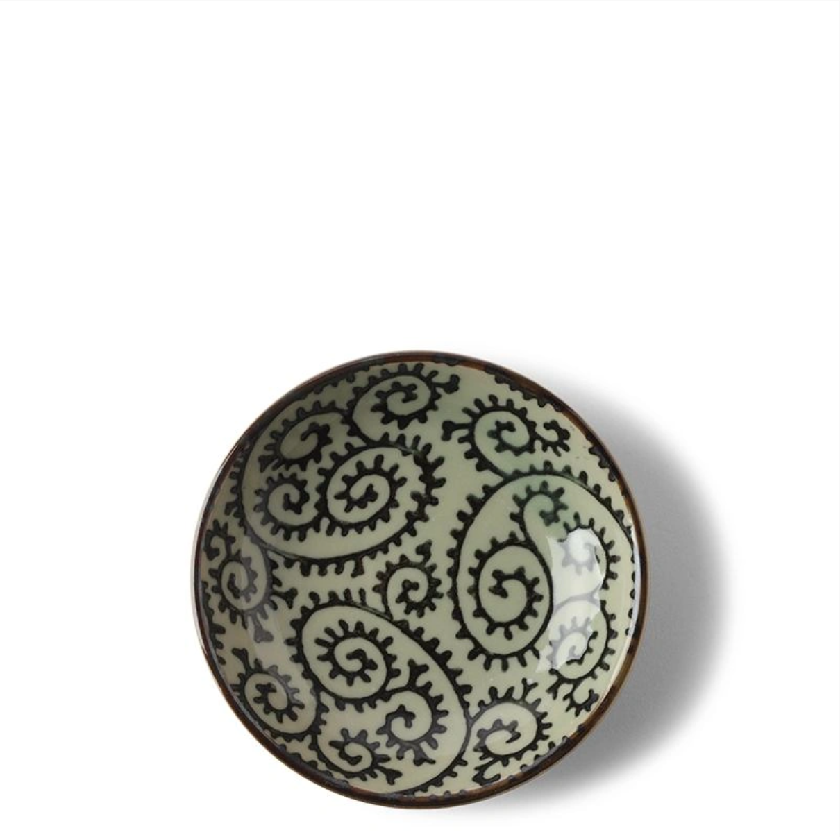 Vintage Inspired Sauce Plate, Round
