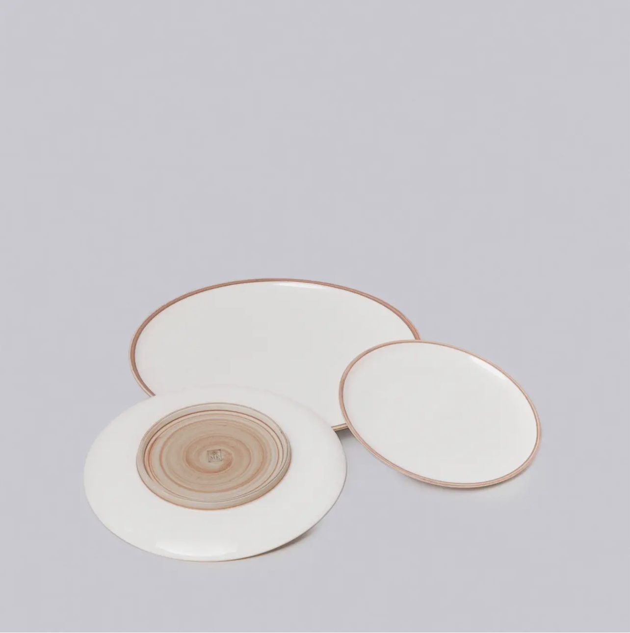 Ivory Porcelain Plates