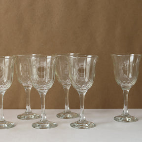 Moroccan Wine Bubble Glass, Set of 6